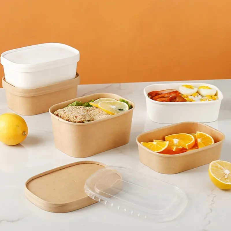 Gaiyo – emballage écologique personnalisé, boîtes d'emballage de déjeuner à emporter, boîte à déjeuner jetable, vente en gros