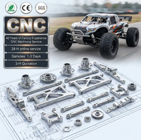 Jantes et roues de crawler RC 1/18 en laiton, accessoires et pièces de mise à niveau CNC en métal
