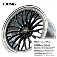 Nouvelles jantes de course monobloc forgées 19-24 pouces 5x114.3, vente directe usine, sur mesure, à déport profond, en alliage 6061-T6, ET 25mm