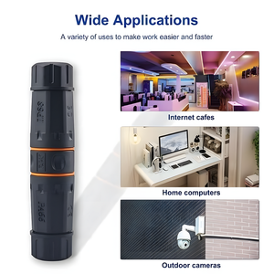 IP68 PA66 CAT 6A không thấm nước Inline Coupler RJ45 8P8C kết nối - Product Image 4