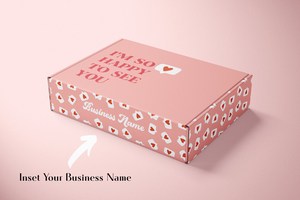Bán buôn tùy chỉnh màu hồng các tông <span class=keywords><strong>email</strong></span> đăng ký hộp cá nhân in ấn cho gửi thư quà tặng bao bì - Product Image 2