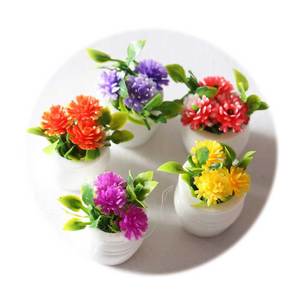 10 Piezas de Flores en Miniatura de Resina para Casa de Muñecas, Mini Flores Artificiales en Maceta, Pequeñas Flores para Jardín de Hadas, Plantas para Jardín de Casa de Muñecas - Product Image 1