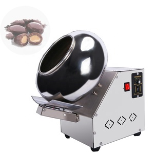 Tự động trái cây khô sô cô la đậu praline Nut đường caramel hạt giống bột phun trộn lớp phủ sản xuất máy - Product Image 6