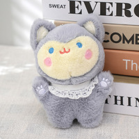 Mini peluche personnalisée porte-clés chiot ours mascotte peluche pendentif sac à dos pendentif cadeau exquis