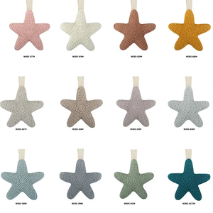 Chupete de ganchillo de algodón hecho <span class=keywords><strong>a</strong></span> mano, cadena con Clip, estrella personalizada, soporte ficticio y edredón, juguete para la dentición para 0-12 meses - Product Image 5