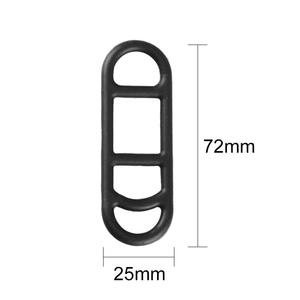Correa de silicona para montaje de luz de bicicleta, color negro, ajustable para manillar y poste de asiento, banda de fijación de iluminación LED - Product Image 3
