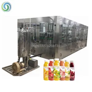 Best Selling CE Standard Fruit Juice Concentrate Machine Bottle Filling Machine Price Lemonade Production Line