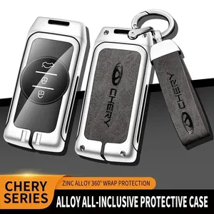 เคสกุญแจรีโมทรถยนต์โลหะผสมสังกะสีสำหรับ Chery Tiggo 4 5X 7 Pro 8 Exeed Txl Tx Lx อุปกรณ์ตกแต่งรถยนต์ - Product Image 2