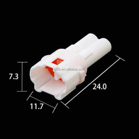 Conector resistente al agua para automóviles, 6187-2311, hecho en China, 6180/21, conector 2321-, lámpara antiniebla DE 2 orificios