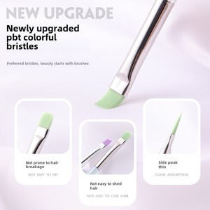 Varita Mágica para Modelar Uñas, Pincel Plano de Nylon, Herramienta para Delinear con Efecto Margarita para Diseño de Arte en Gel de Color Caramelo - Product Image 3