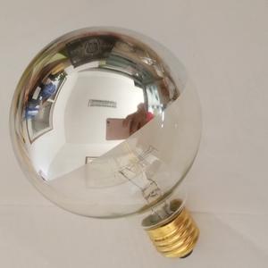 Ampoules Edison vintage demi-argent grande ampoule d'éclairage à incandescence 120v-230v A60 ST64 G95 G125 verre <span class=keywords><strong>de</strong></span> base en laiton tailles 25w 40w 60w - Product Image 3