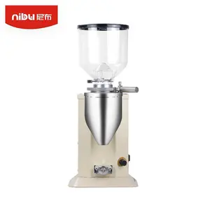 De gros trémie moulin-NIBU — moulin à café électrique professionnel, avec bavure, en acier inoxydable, appareil pour Espresso