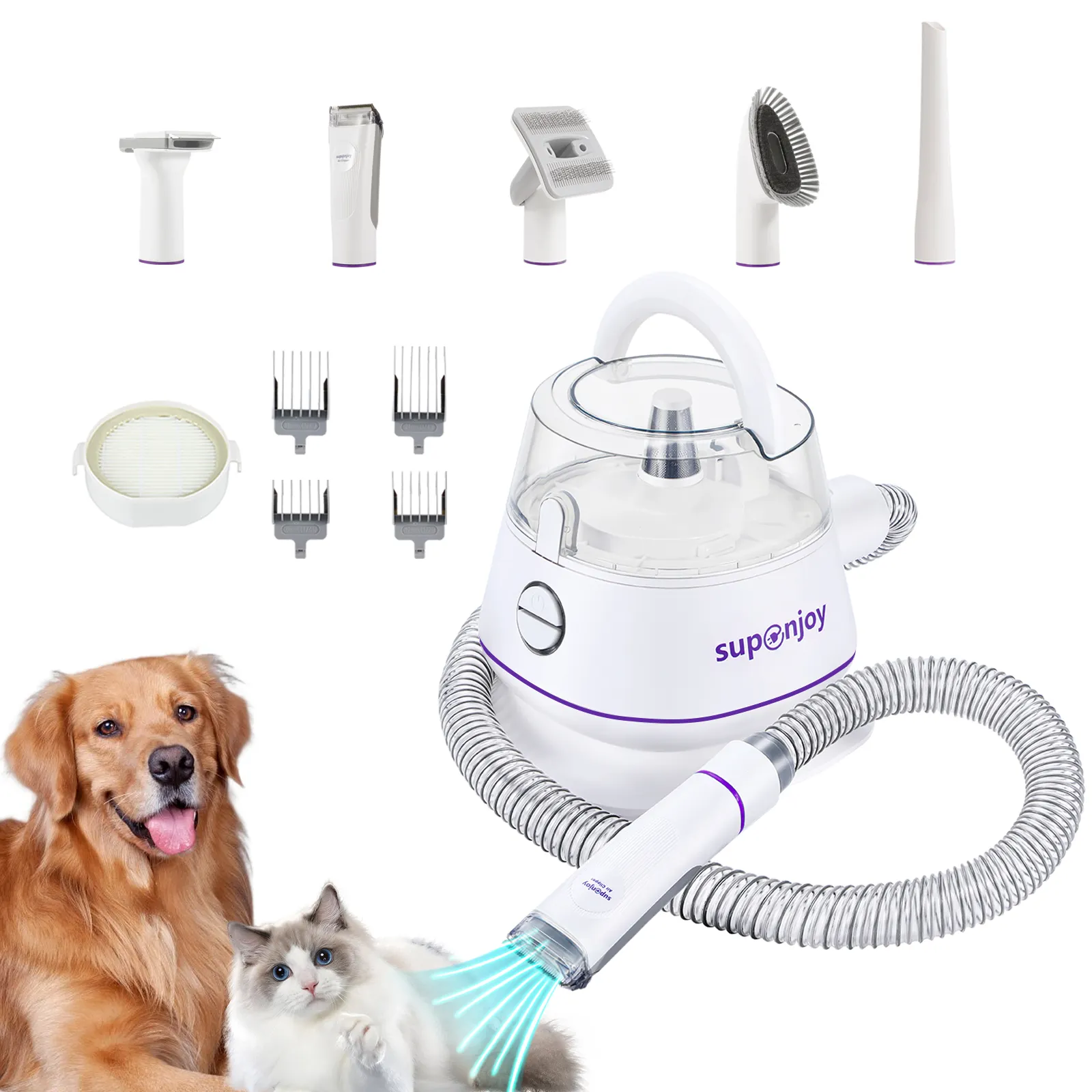 pet cat clipper shedding brush grooming kit and vacuum pet grooming products 99% hair removal