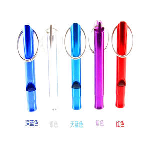 นกหวีดเอาชีวิตรอดจากอลูมิเนียมอัลลอยด์สำหรับใช้งานกลางแจ้ง หลากสี ทนทาน ใช้เป็นพวงกุญแจ สำหรับตั้งแคมป์ เดินป่า กู้ภัย และอุปกรณ์ฝึกอบรม - Product Image 4