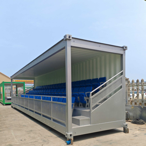 Gradas de Acero de Fácil Instalación y Amplio Uso para Eventos Deportivos, para Gimnasios, Centros Comerciales, Parques, Escuelas y Uso en Exteriores - Product Image 1