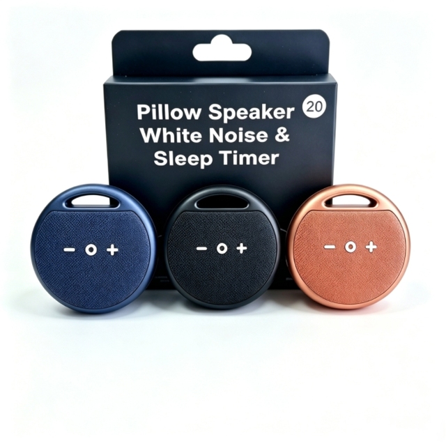 Custom Logo P20 Bone Conduction Sleep Speaker Mini Fabric Pillow White Noise Speaker Wholesale