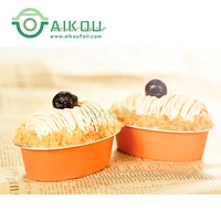Moules de cuisson jetables en aluminium antiadhésifs pour pâtisserie, formes à gâteau au fromage et moules à cupcakes, vente en gros