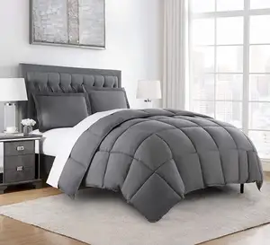 Fornecedor da China edredom/colcha de microfibra conjuntos de edredom de cama de alta qualidade tamanho duplo
