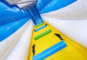30ft Nhà Máy Giá Inflatable thác nước đôi trượt nước ngoài trời Kid người lớn trượt nước Inflatable với hồ bơi cho bữa tiệc - Product Image 5