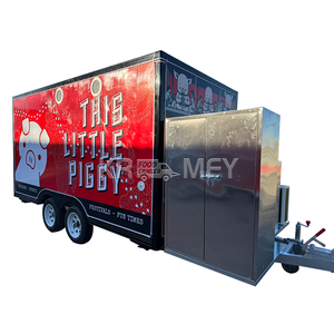 OEM Mobile Business Small Fast Food Cart Towable Food Trailer with Full Kitchen Aluminum Fiberglass Chips for Usa - Product Image 6