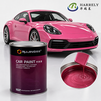 Cat Ruijing High Adhesion 2K Solid Color Acrylic Liquid Coating Cat Refinish Mobil Anti-korosi Mudah Disemprot Berbagai Warna Solid
