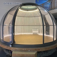 Dôme en polycarbonate pour l'extérieur, personnalisable, très demandé, tente transparente, maison bulle étoile