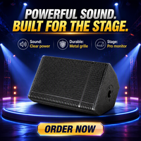 Moniteur de scène professionnel MR-08 de haute qualité, haut-parleur passif 8 pouces, audio haute fidélité pour église, mariage et fête