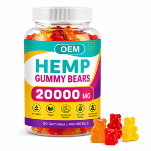 Gummies personnalisées au <span class=keywords><strong>chanvre</strong></span> pour le soulagement du stress, favorisant le calme et le bien-être, gummies végétaliennes à la pectine pour le sommeil, marque privée, usine ODM, vente en gros - Product Image 1