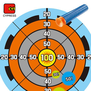 2合1户外玩具枪射击游戏投掷泡沫飞机发射器飞行玩具与6个软子弹为孩子 - Product Image 4