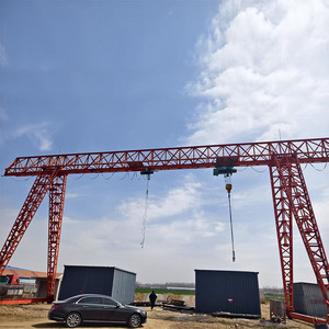 Vente chaude 32 + 5 tonnes 40 + 5 tonnes 50T + 5 grue à <span class=keywords><strong>portique</strong></span> à poutre unique <span class=keywords><strong>avec</strong></span> surplomb de 7M ou 8M pour soulever la maison en ciment - Product Image 2