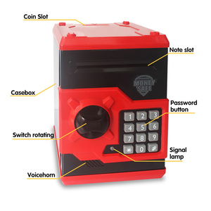 Mini Cajero Automático de Juguete con Forma de Cerdito, Caja Fuerte Electrónica con Contraseña, Juguete de Banco de Dinero con Música, Juguetes de Banco para Ahorrar Dinero, Cajas de Dinero - Product Image 2