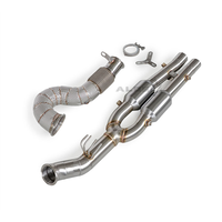 Tubo de Escape Aislado de Acero Inoxidable SS304 para Audi RS3 2.5T 2015-2023, Venta al Por Mayor de Fábrica, Tubo Frontal que Aumenta el Flujo y Mejora la Potencia