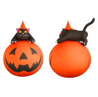 Promotion : Costume Gonflable Géant Citrouille PDYEAR pour Décoration d'Halloween, Sublimation Couleurs Vives, Double Couture, Imperméable