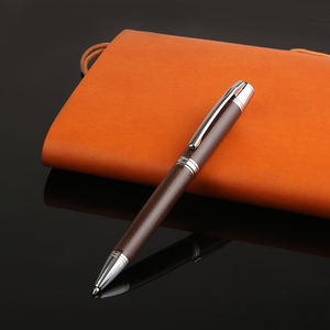 2025 Werbe metalls tifte Gravur Laser LOGO Heavy Roller Ball Pen für Werbung Twist Hotel Mechanism Ball Pen - Product Image 3