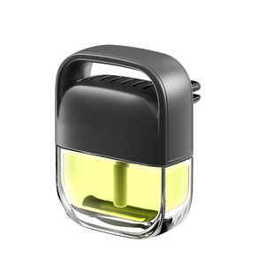 ตัวกระจายช่องแอร์สดชื่นสำหรับรถยนต์ชั้นนำพร้อมฝาขวดน้ำหอมแก้วขนาด10มล. คลิปโลหะผสมของของเหลวระดับพรีเมี่ยมบรรจุได้สะดวก - Product Image 1