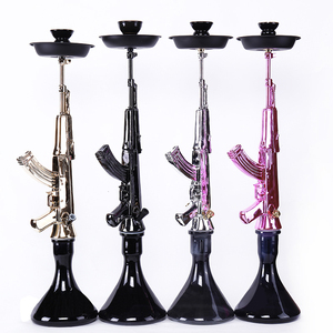 Pipas de Vidrio para Fumar al por Mayor, Set de Hookah con Forma de Pistola AK-47 (Estilo Árabe) - Product Image 3