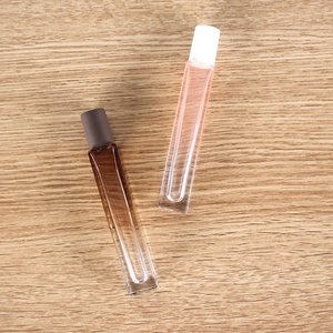 8ml phong cách mới màu hồng và Cà Phê chai cuộn trên chai vuông dày dưới nước hoa tinh dầu thủy tinh lăn bóng chai - Product Image 6