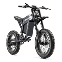 Vélo électrique tout-terrain Softail 7 vitesses avec moteur arrière sans balais 20*4.0" 60V 1500W et batterie au lithium