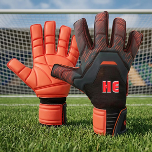 Gants de gardien de but de football de qualité supérieure, logo personnalisé, paume avant en latex de quartz, dos en silicone imprimé 3,5 mm, coupe Total Flare - Product Image 2