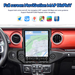 Radio de coche Android para Jeep Wrangler 2018-2021 pantalla Vertical navegación GPS pantalla LCD reproductor Multimedia ESTÉREO - Product Image 5