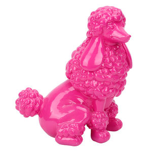 Redeco Nieuw Ontwerp Schattig Kleurrijk Poedelbeeld Ornament Hars Hondenbeeldje Voor Geschenken Huisdecoratie - Product Image 4