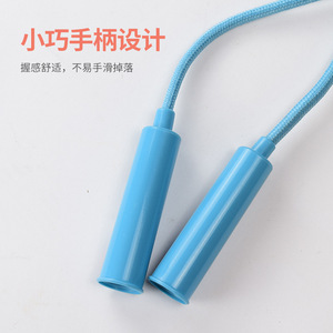 Junye Jump <b>Rope</b> Red Plastic Handle Fitness <b>Exercise</b> Equipment For Kids And Adults Portable Outdoor Workout Tool - Product Image 3