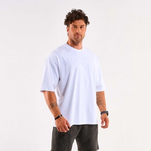 T-shirt pour homme de sport de plein air, nouveau design, surdimensionné, doux, personnalisé avec logo et tissu respirant - Product Image 5