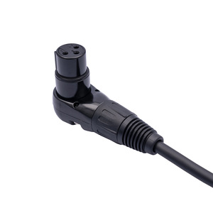 3pin จากโรงงานสาย XLR 90องศา<span class=keywords><strong>สาย</strong></span>สัญญาณเสียง XLR 24AWG คุณภาพสูงสายไมโครโฟนชุบนิกเกิล XLR ตัวผู้ไปยังตัวเมีย - Product Image 2