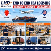 Transitaire Chine-USA DDP Amazon FBA LCL FCL DDU Agent de transport rapide Logistique Conteneur