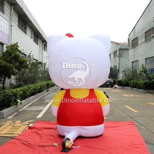 Tùy chỉnh Inflatable <span class=keywords><strong>Hello</strong></span> <span class=keywords><strong>Kitty</strong></span> Inflatable phim hoạt hình mèo PVC bạt hoặc Oxford vải không khí <span class=keywords><strong>Hello</strong></span> <span class=keywords><strong>Kitty</strong></span> cho quảng cáo - Product Image 5
