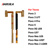 Kabel Fleksibel Volume Daya Ponsel Grosir untuk Infinix Tecno Pova 5 4 Pro 3 2 5G LE8 LD7 Neo LE6T 2 LG6N Suku Cadang Perbaikan Kabel Fleksibel Volume