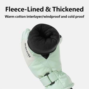Guantes Cálidos de Invierno Antideslizantes y Resistentes al Frío para Niños, Ideales para Jugar en la Nieve, Guantes de Esquí para Niños Medianos y Grandes - Product Image 5