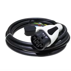 IP65 trifásico tipo 2 fêmea carregador plug 16A ev tomada do carregador ao ar livre