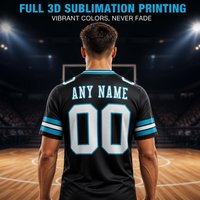 T-shirt de sport pour homme personnalisé en 3D avec impression par sublimation, maille respirante en polyester, maillot d'équipe OEM/ODM